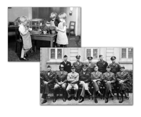 two historical photos