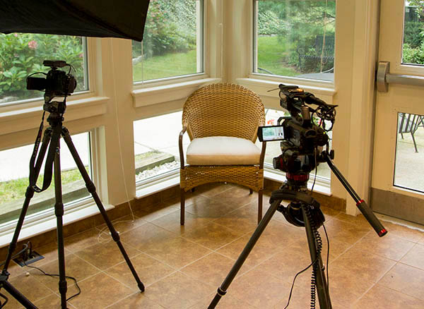 two cameras